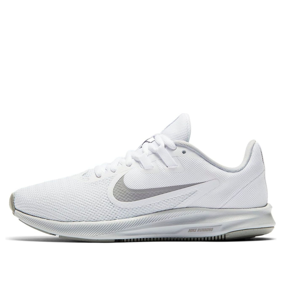 (WMNS) Nike Downshifter 9 Low Tops Knitted White AQ7486-100-KICKS CREW