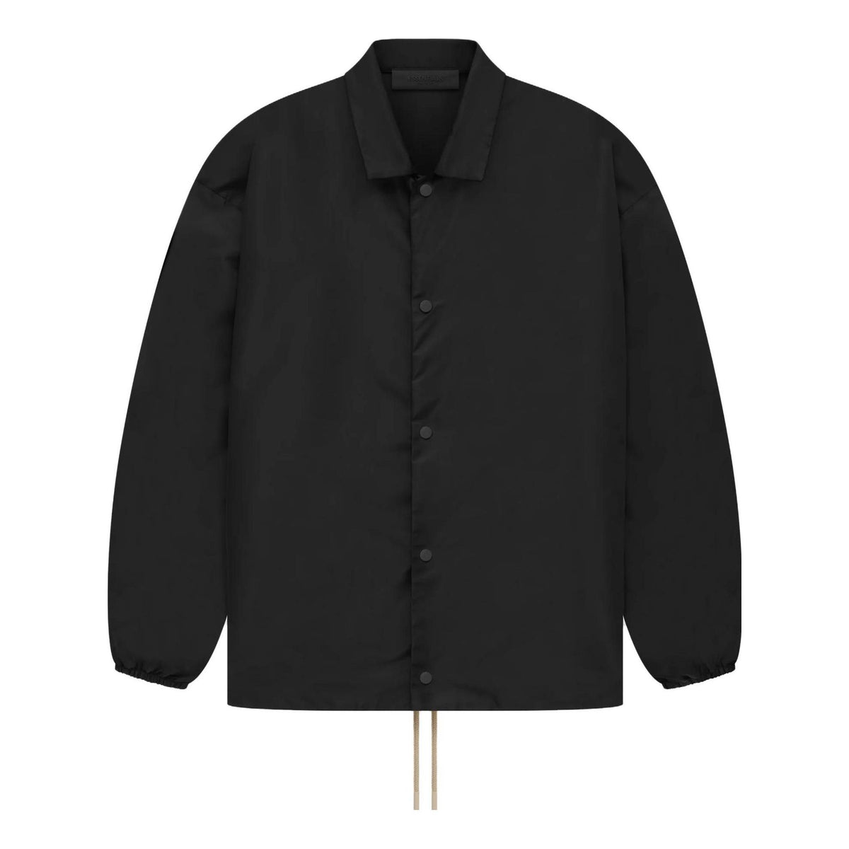 Fear of God Essentials The Black Collection Coaches Jacket 'Jet Black ...