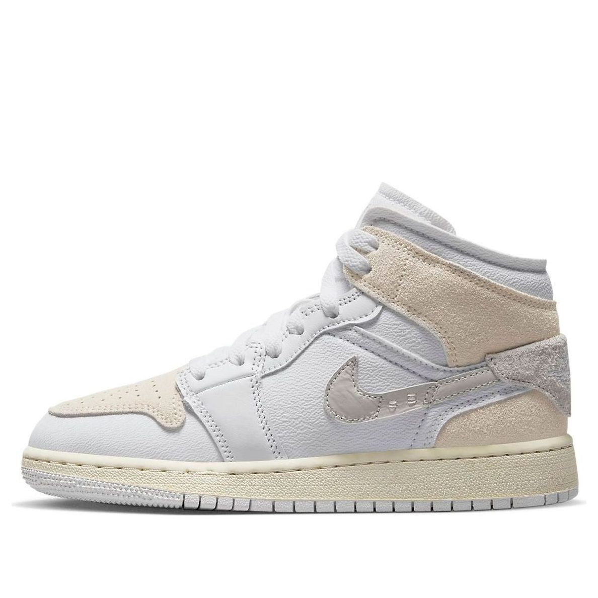 (GS) Air Jordan 1 Mid SE Craft 'Inside Out - White Sail' FB9142-120 ...