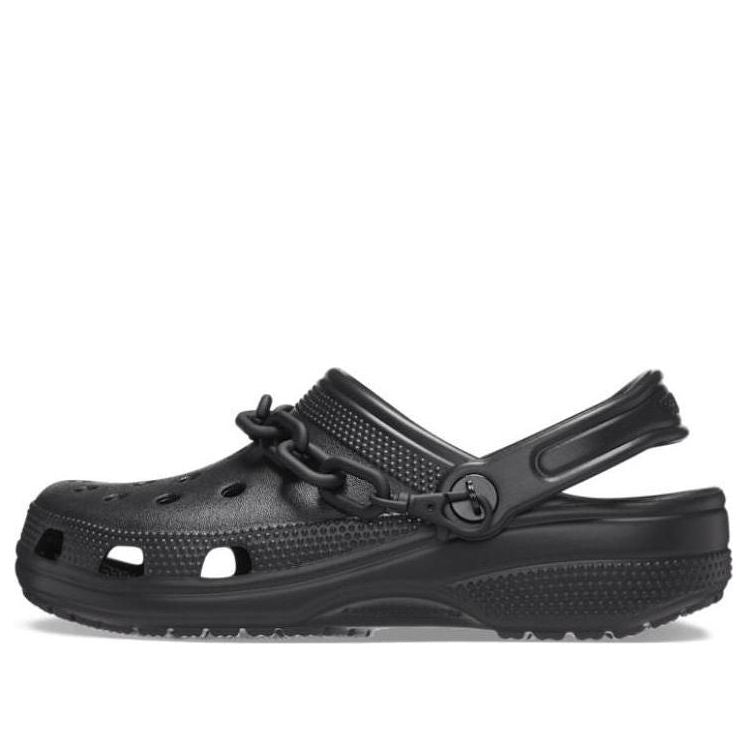 Crocs Classic Chain Clogs 'Black' 209019-001 - KICKS CREW