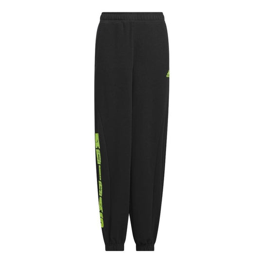 (GS) adidas Sports professional sports training trousers 'Black' IQ128