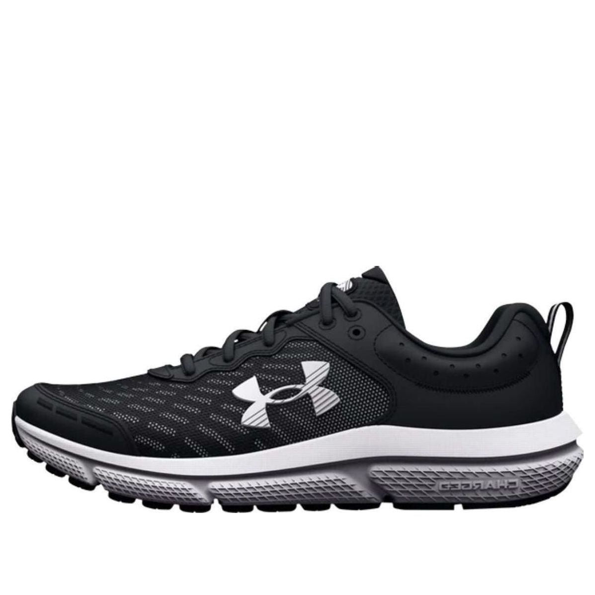 (GS) Under Armour Assert 10 AC 'Black White' 3026182-001-KICKS CREW