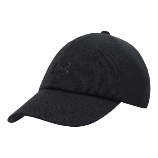 (WMNS) Under Armour Play Up Baseball Cap 'Black' 1351267-001 - KICKS CREW