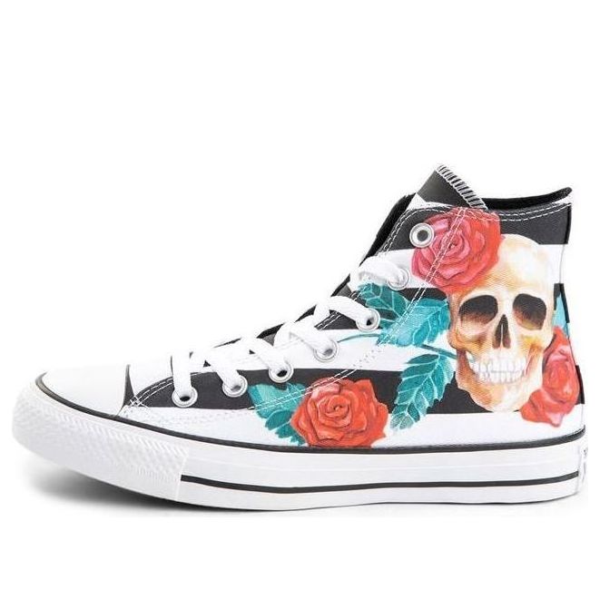 Converse Chuck Taylor All Star High 'Skull Roses' 165821C - KICKS CREW