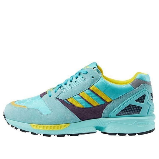 adidas Originals GUCCI ZX 8000 Sneakers 'Aqua Blue Yellow Brown'  721936-AAA9L-4644