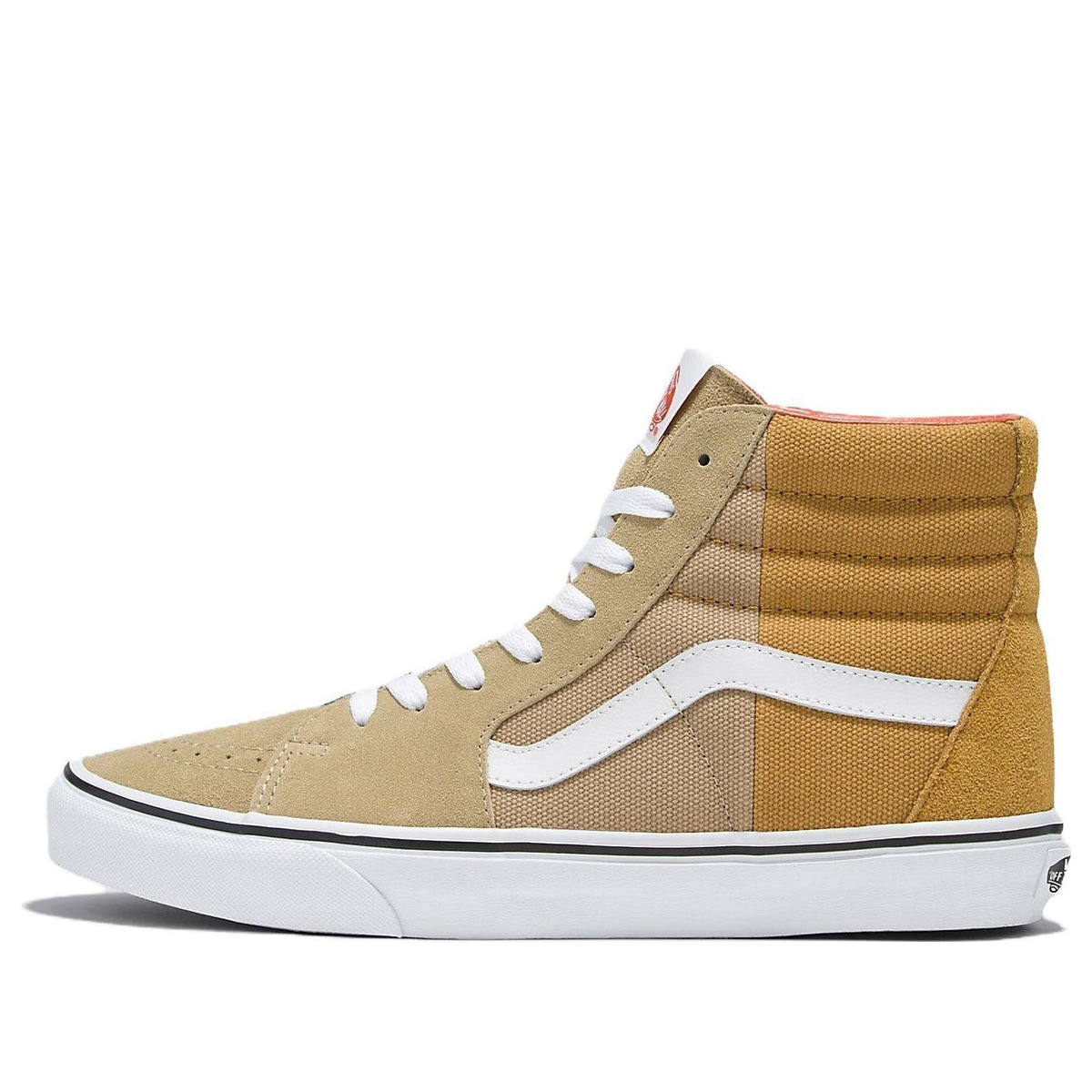 Vans Sk8-Hi Split Duck Canvas Shoes 'Beige Gold' VN0009QN448 - KICKS CREW