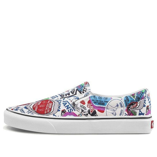 Vans Classic Slip-On 'Sticker Mash Up' VN0A38F7VFV-KICKS CREW