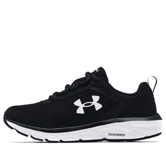 (WMNS) Under Armour Charged Assert 9 Wide 'Black White' 3024862-001 ...