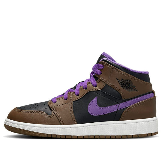 (GS) Air Jordan 1 Mid 'Purple Mocha' DQ8423-215