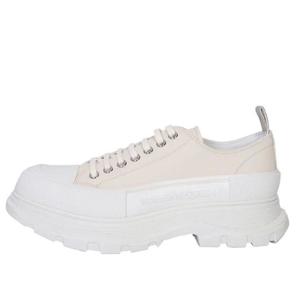 Alexander McQueen Tread Slick Low-Top Sneakers 'Cream Pink White'  705662WHZ627701