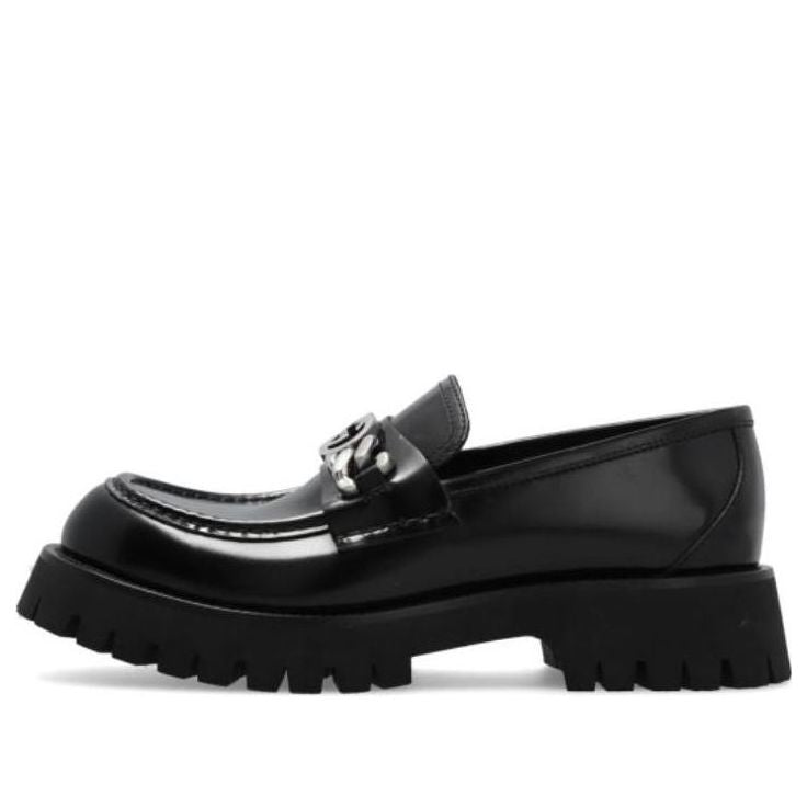 Gucci Leather Loafers 'Black' 752093-DS800-1000 - KICKS CREW