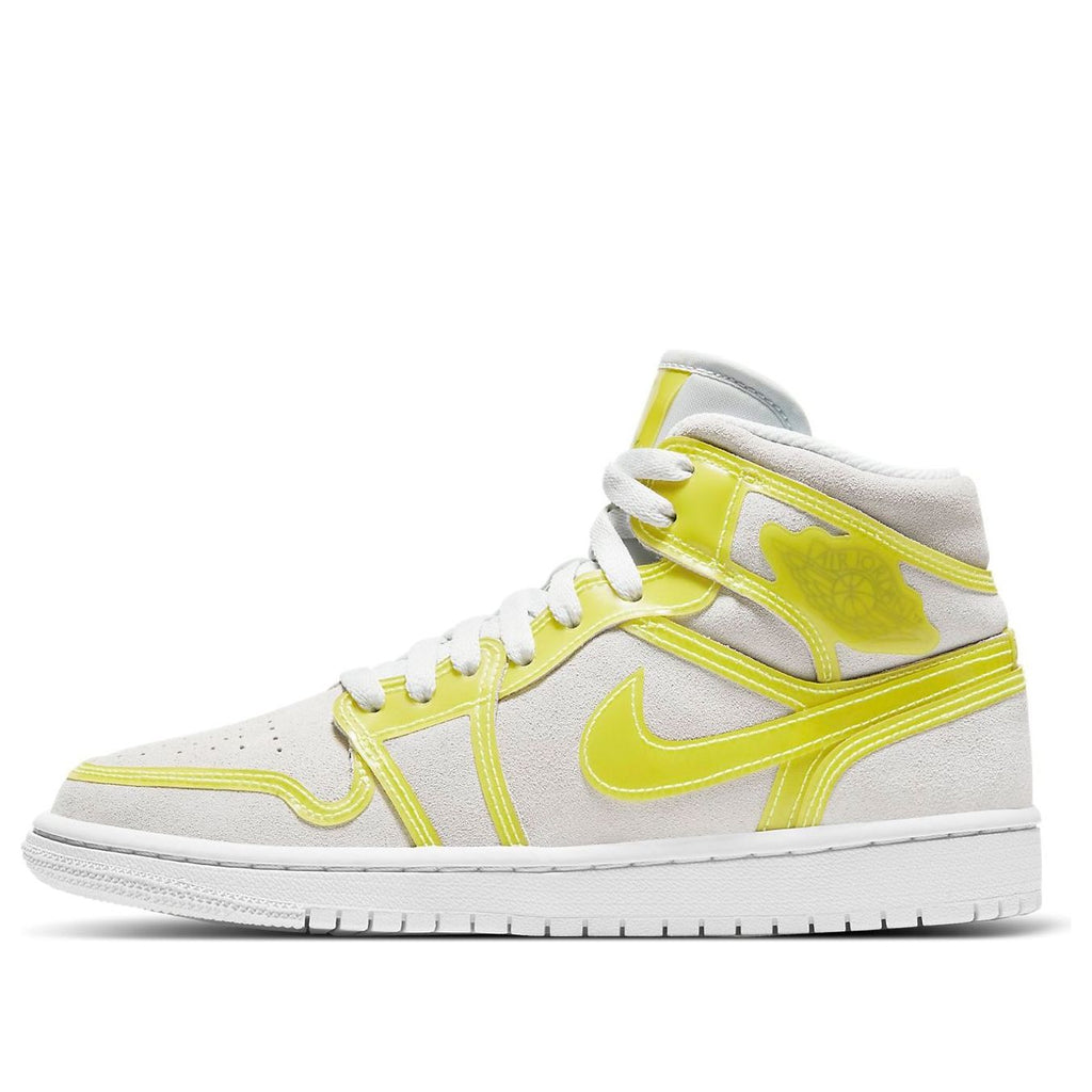 (WMNS) Air Jordan 1 Mid LX 'Off White Opti Yellow' DA5552-107 Retro Basketball Shoes  -  KICKS CREW