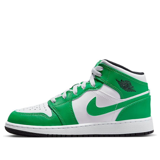 (GS) Air Jordan 1 Mid 'Lucky Green' DQ8423-301