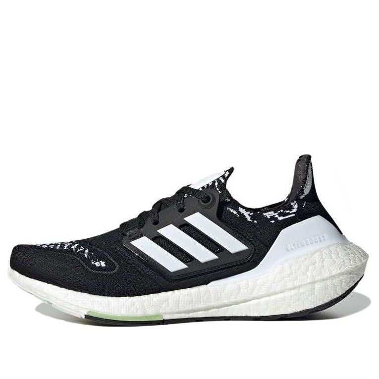 (WMNS) adidas UltraBoost 22 'Black White Almost Lime' GX8019 - KICKS CREW