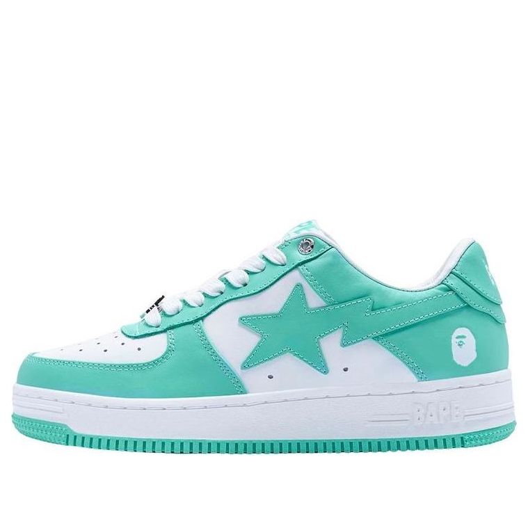 A BATHING APE Bape Sta 'Mint White' 1I70-191-007-GREEN - KICKS CREW