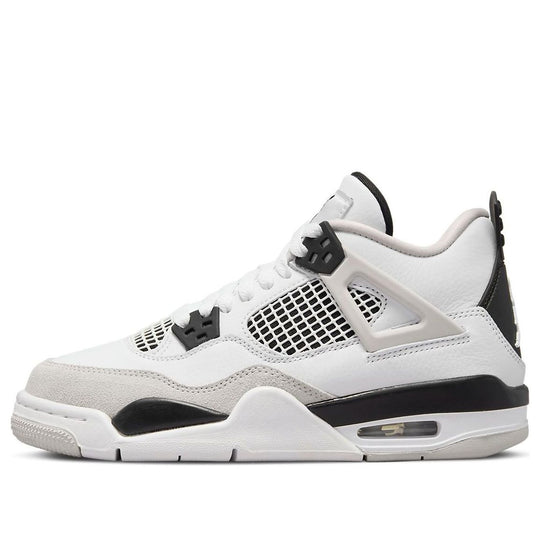 (GS) Air Jordan 4 Retro 'Military Black' 408452-111