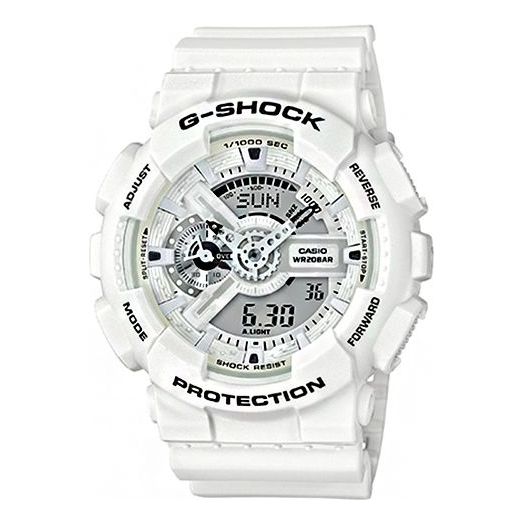 CASIO G-Shock Analog-Digital 'White' GA-110MW-7A