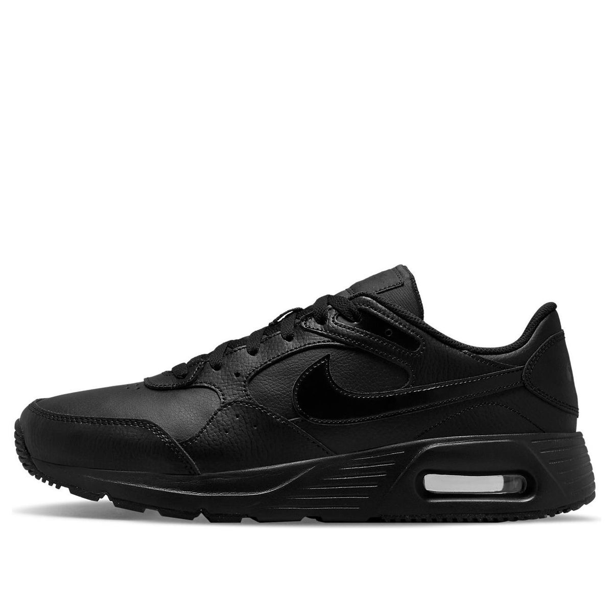 Nike Air Max SC Leather 'Triple Black' DH9636-001 - KICKS CREW