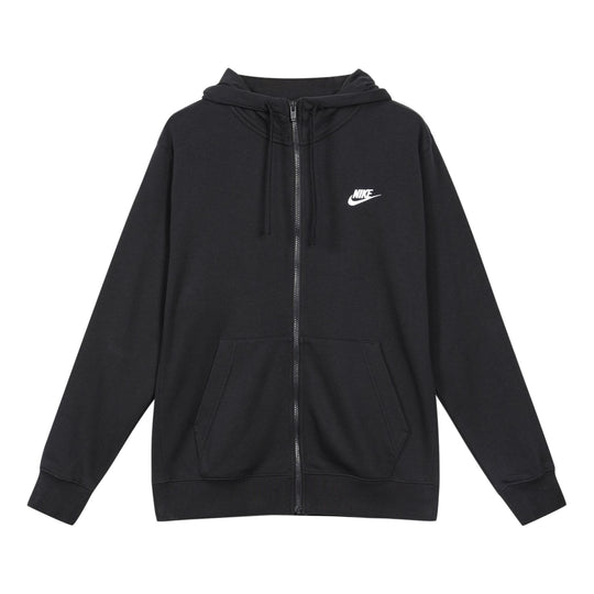 Nike Sweet Shirt Parka French Terry Full Zip Hoodie Black BV2649 010