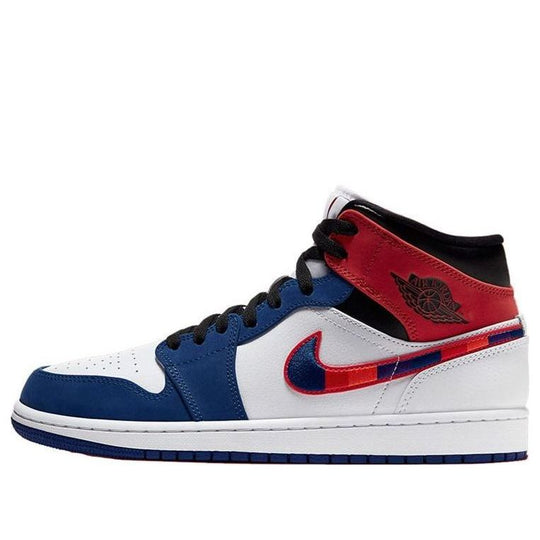 Air Jordan 1 Mid 'Multicolored Swoosh' 852542-146