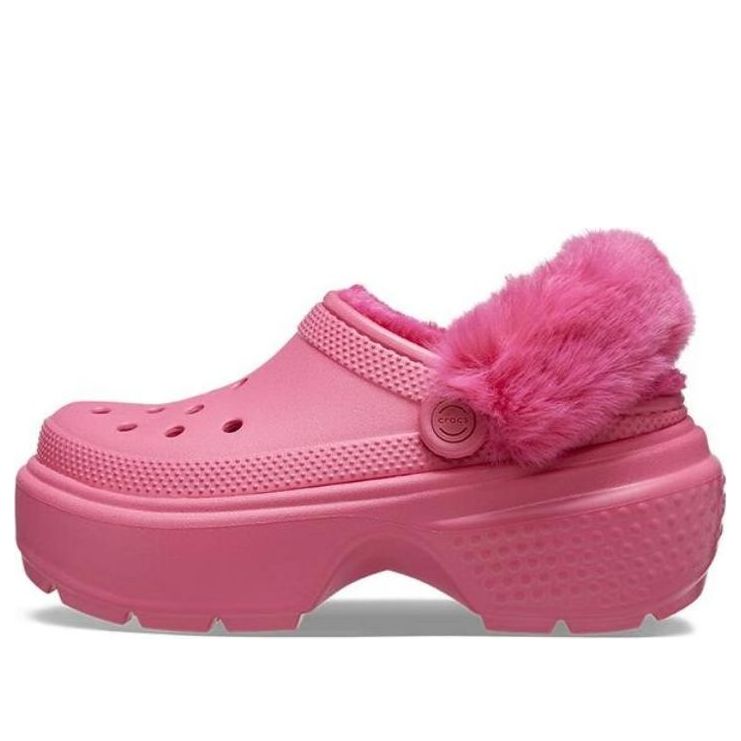 (WMNS) Crocs Stomp Lined Clog 'Hyper Pink' 208546-6VZ