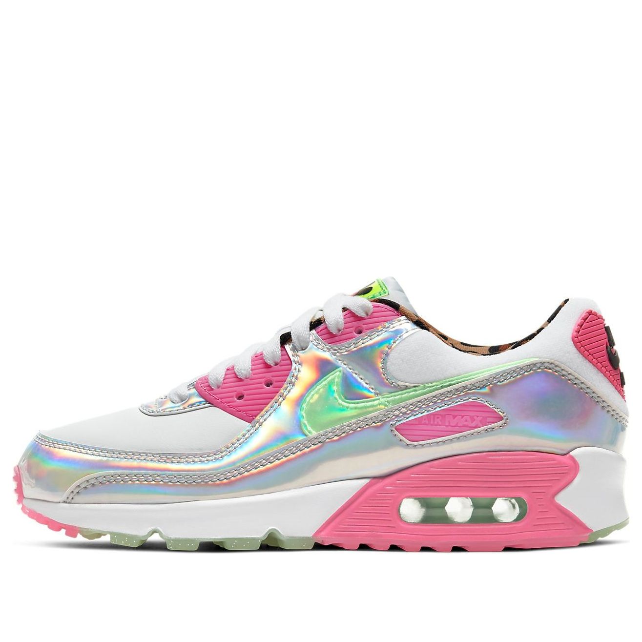 WMNS) Nike Air Max 90 LX 'Laser Fuchsia' CQ2559-100-KICKS CREW