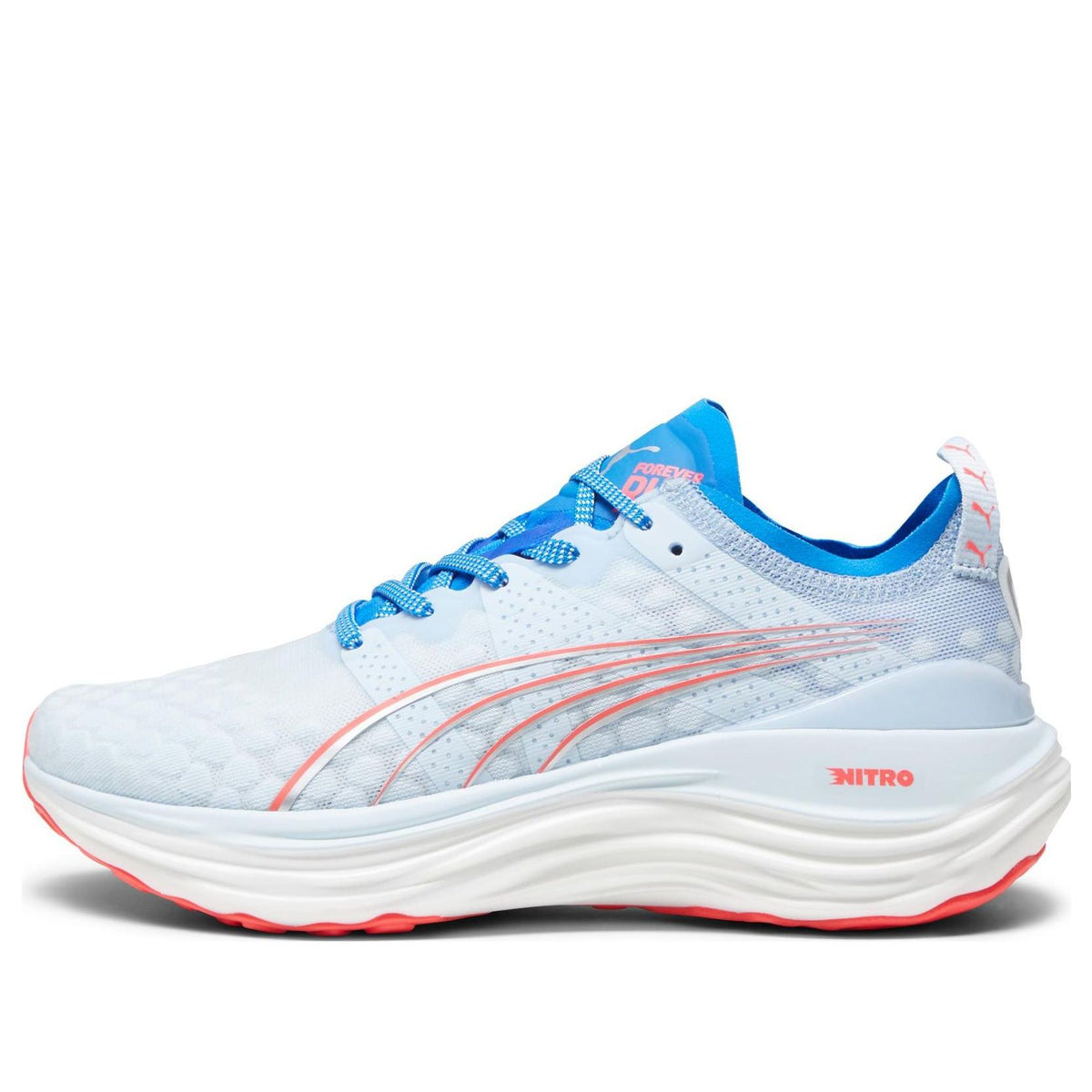 (WMNS) Puma ForeverRun Nitro 'Icy Blue Fire Orchid' 377758-10 - KICKS CREW