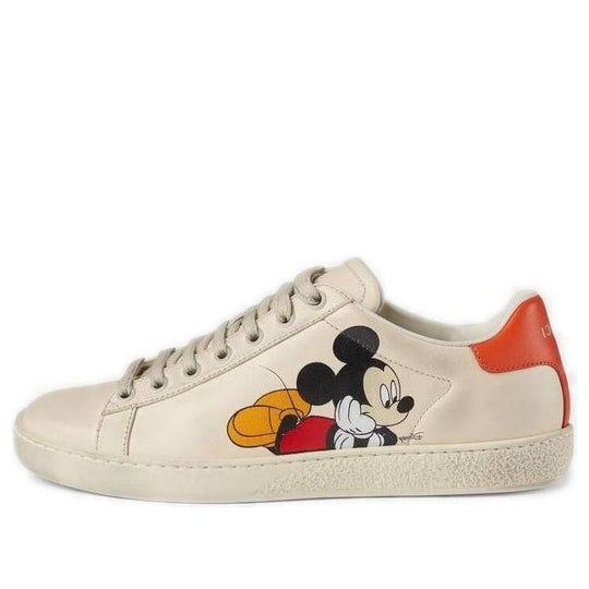 WMNS) Disney x Gucci Ace Low 'Mickey Mouse - Ivory' 602129-AYO70 