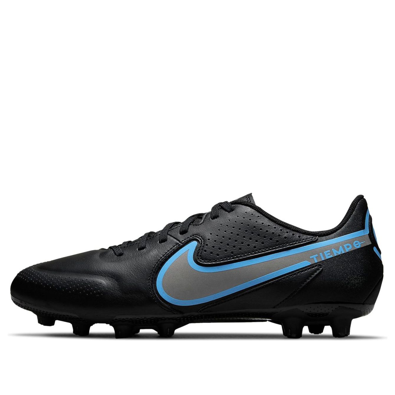 Nike Tiempo Legend 9 Academy HG 'Black Baltic Blue' DB0626-004