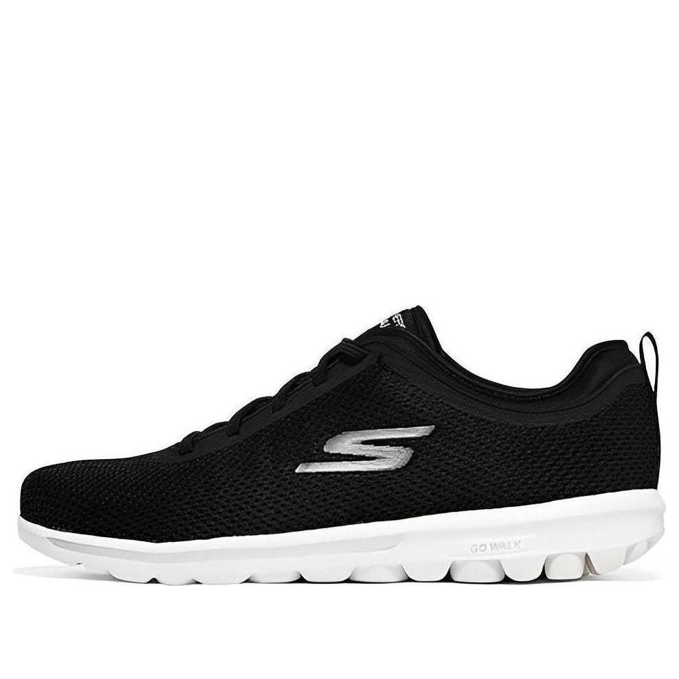 Skechers Go Walk Classic Lace Up 'Black White' 216457-BKW-KICKS CREW