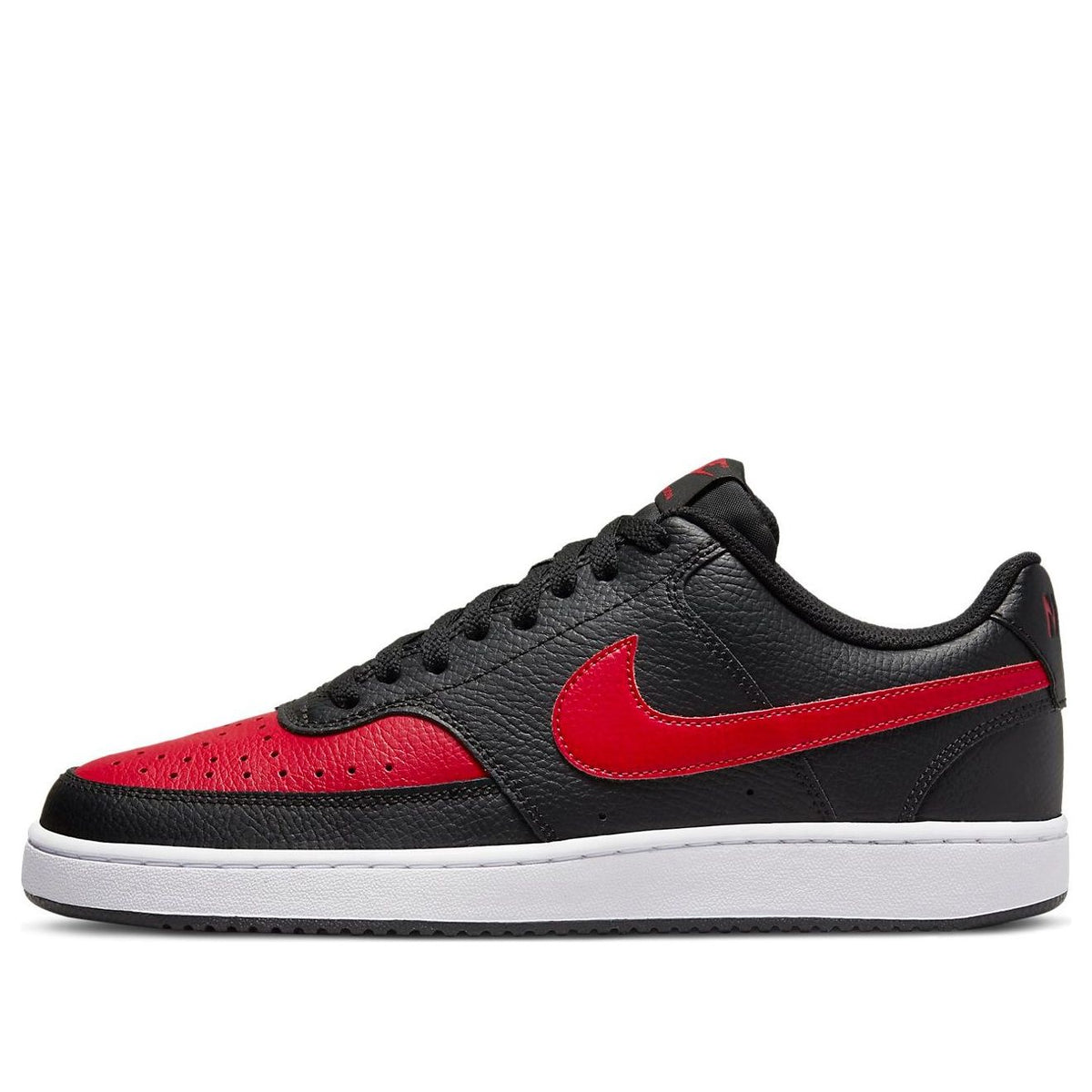 Nike Court Vision 1 Low 'Black Red' DV6488-001 - KICKS CREW