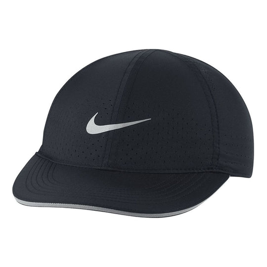 (WMNS) Nike Featherlight Running Cap 'Black' DC4090-010-KICKS CREW