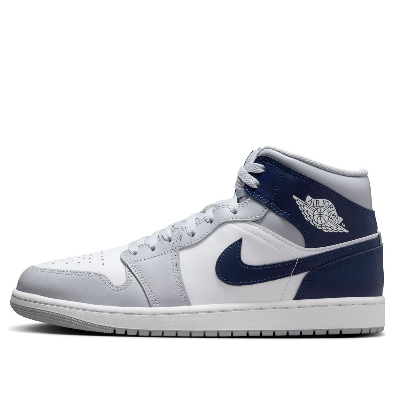 Air Jordan 1 Mid 'Wolf Grey Midnight Navy'  DQ8426-104