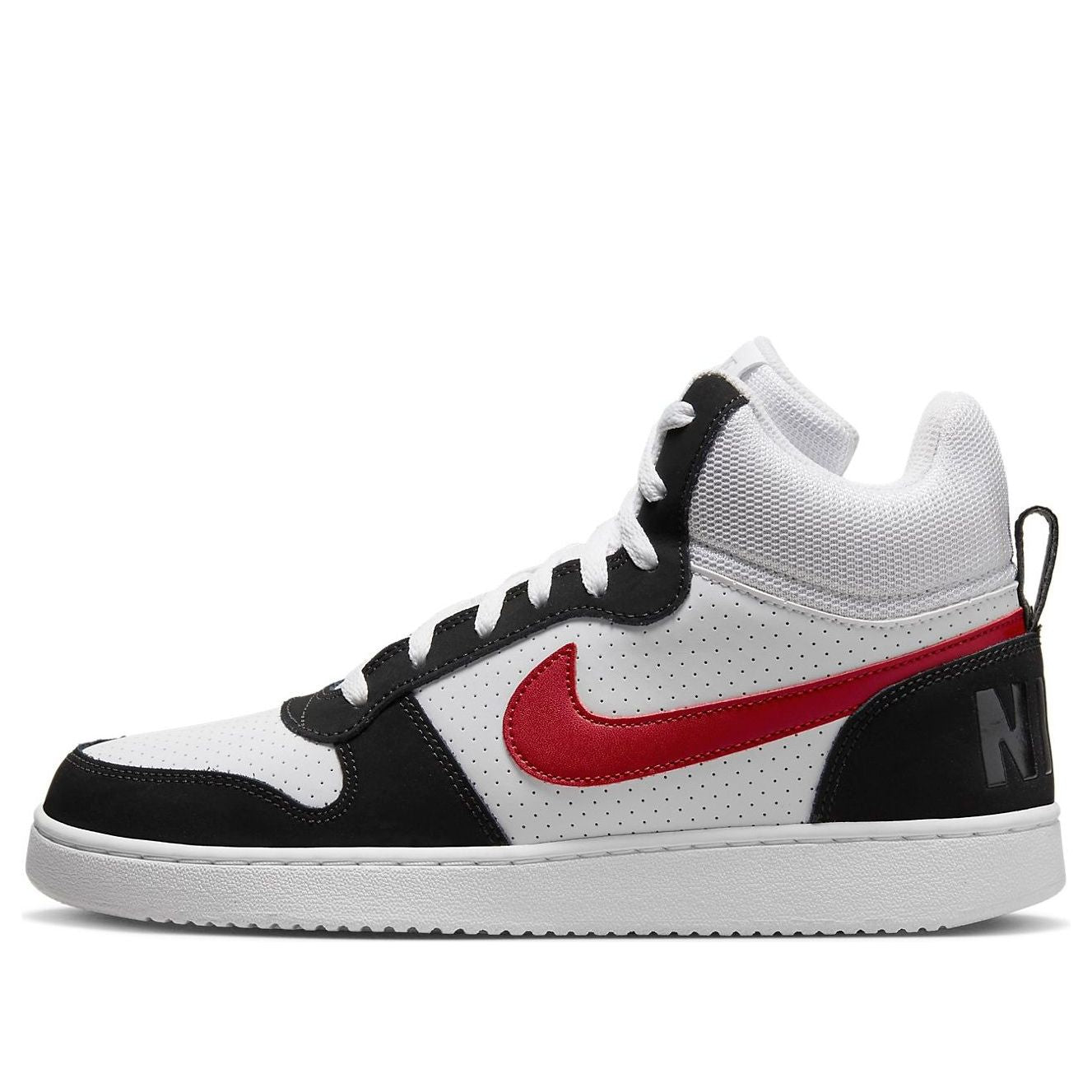 Nike court borough mid clearance black white