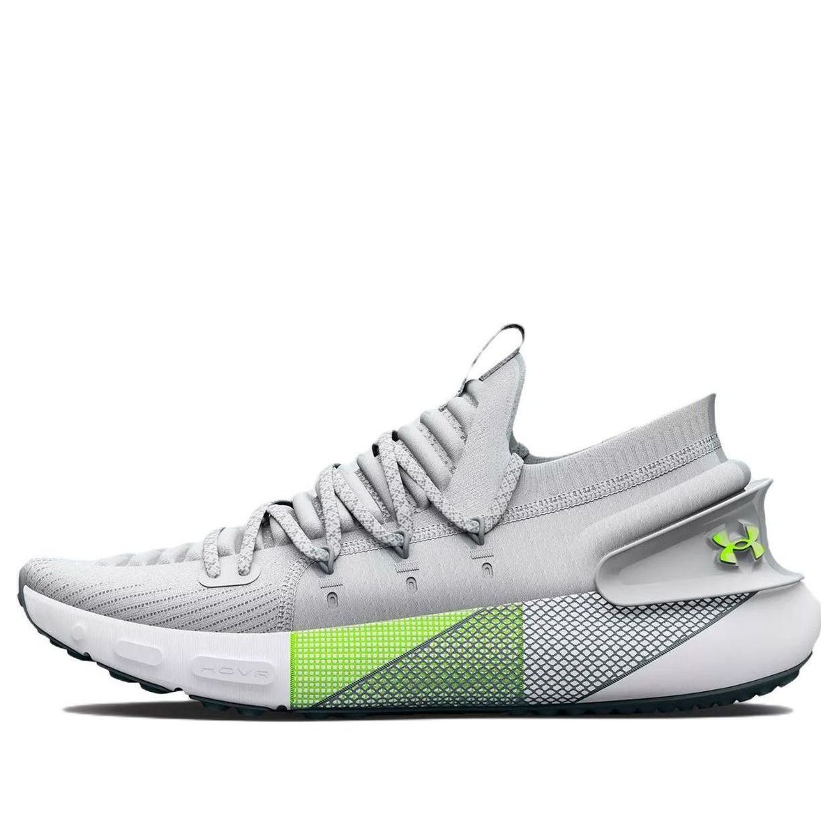 Under Armour HOVR Phantom 3 'Grey Mist Lime Surge' 3025516-101 - KICKS CREW