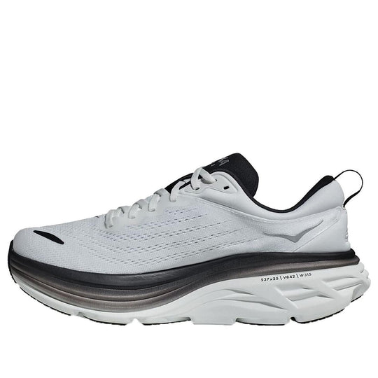 HOKA ONE ONE Bondi 8 'White Black' 1123202-WBLC - KICKS CREW