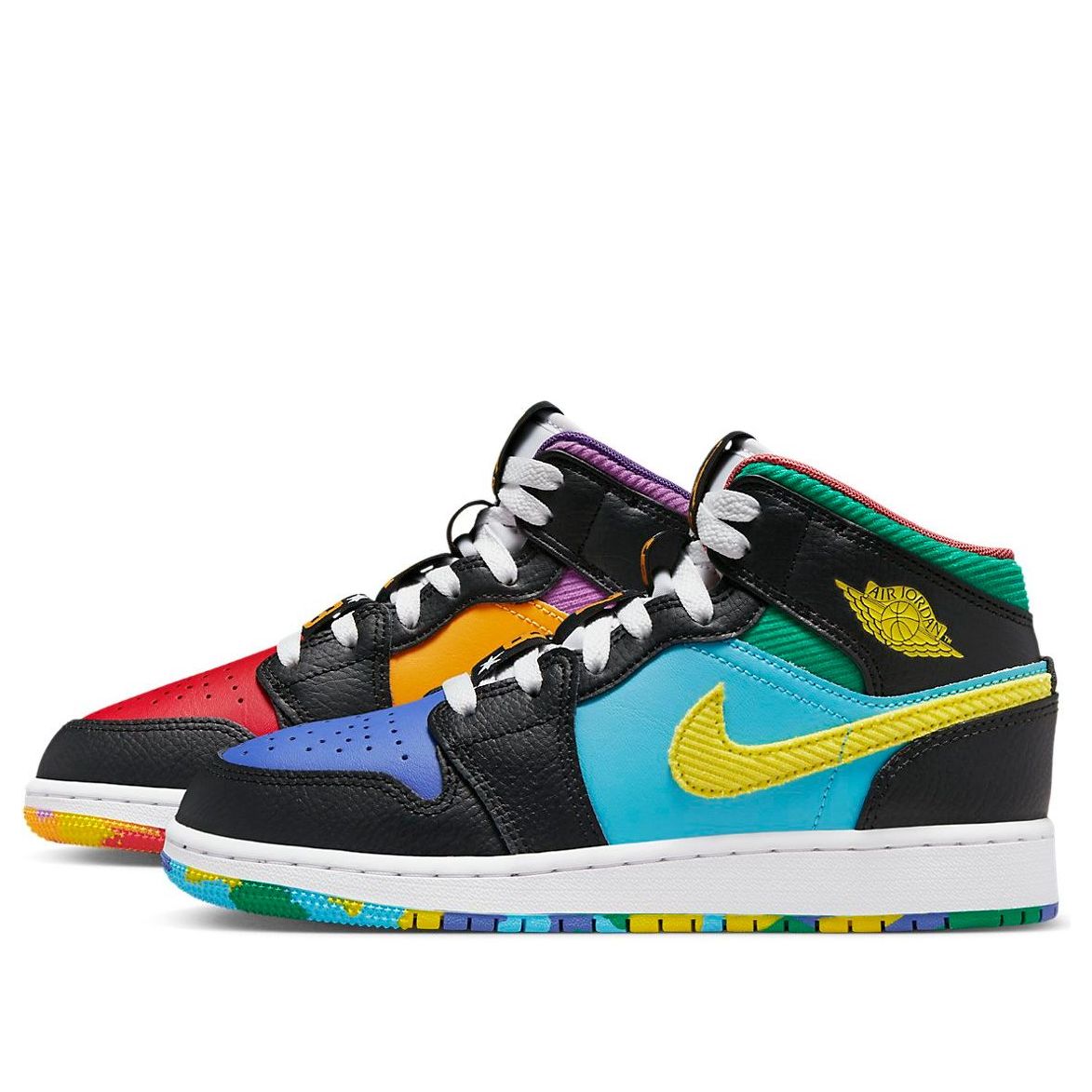 (GS) Air Jordan 1 Mid GS 'Six Championships' FD1317-007