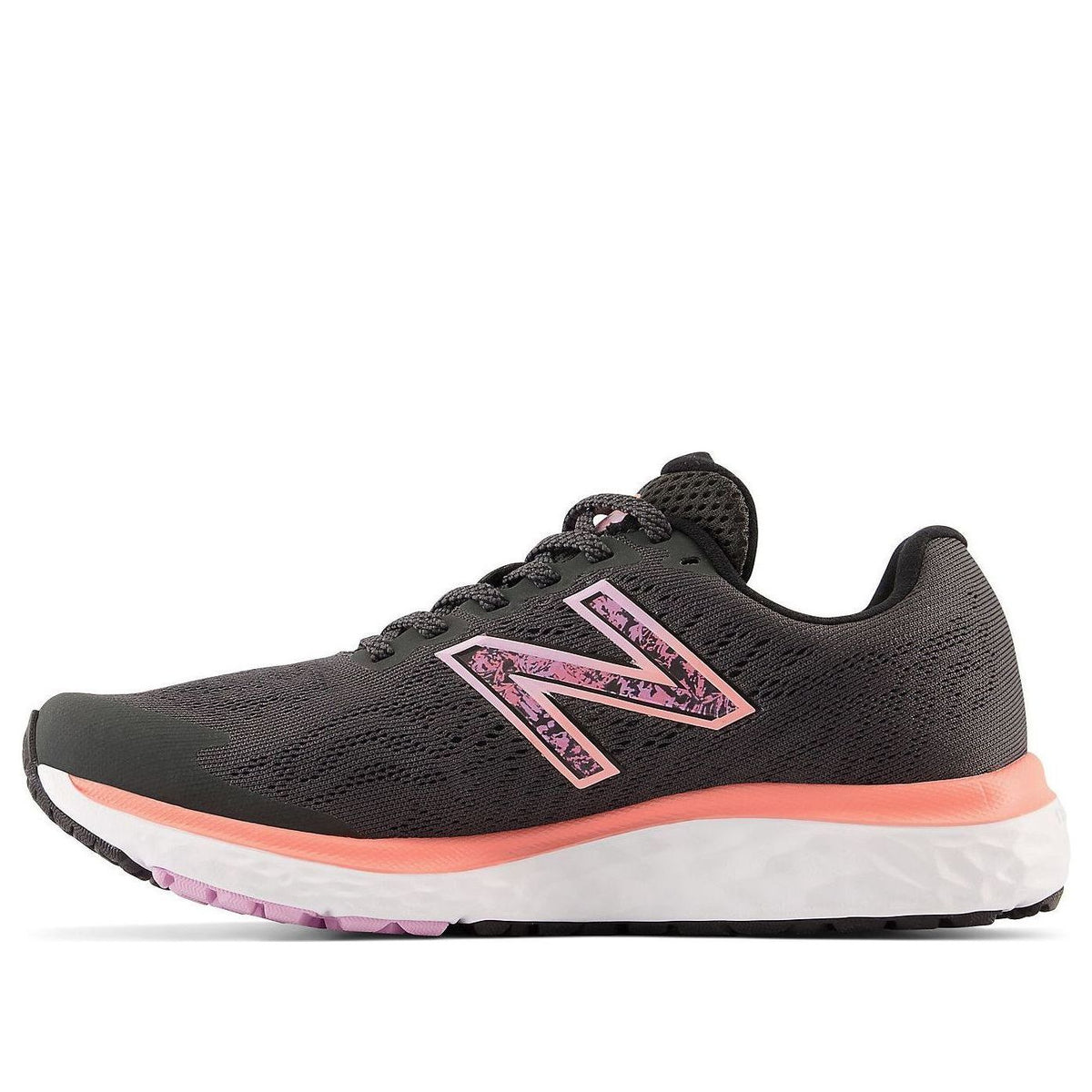 (WMNS) New Balance Fresh Foam 680v7 Wide 'Black Pink' W680NP7 - KICKS CREW