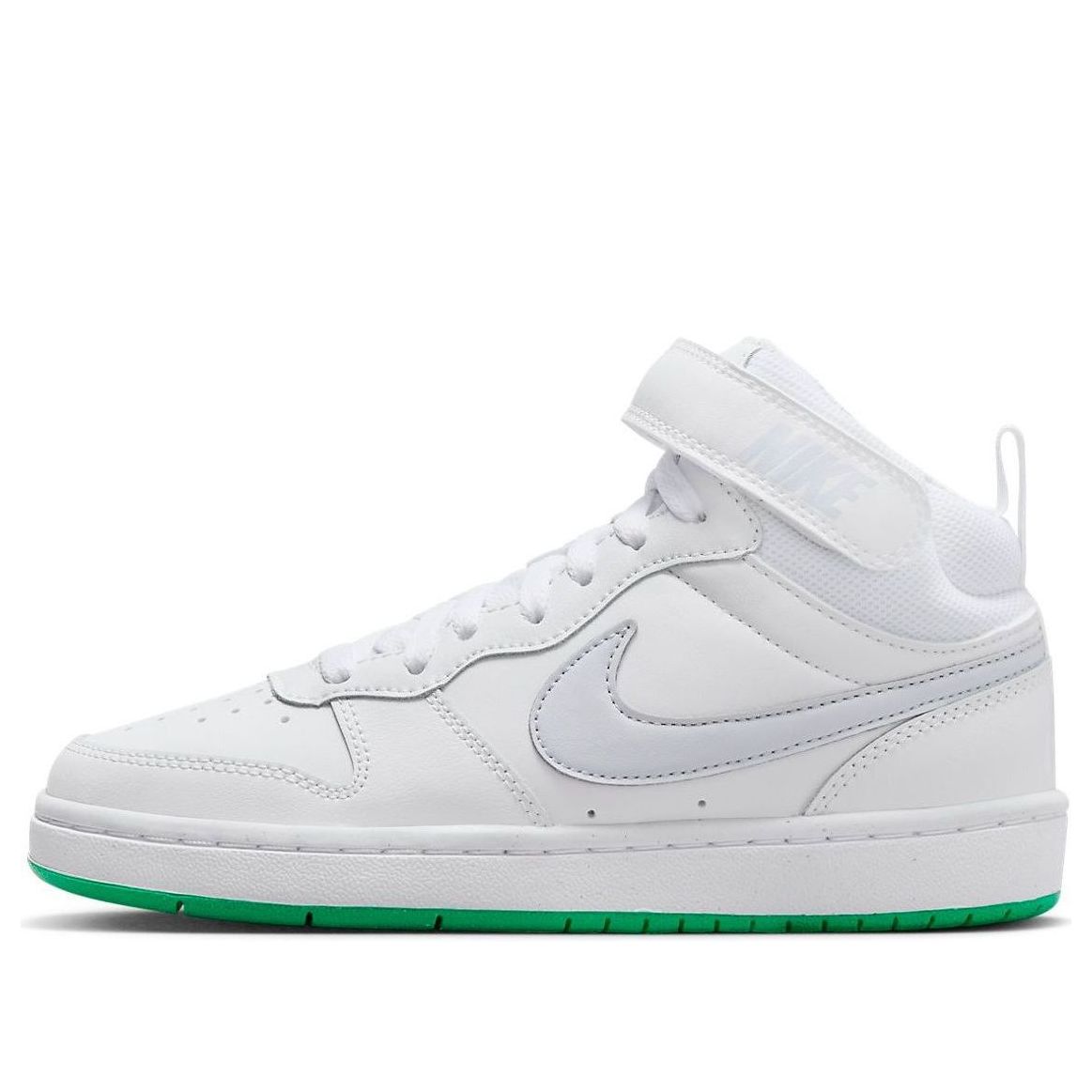 (GS) Nike Court Borough Mid 2 'White' CD7782-115 - KICKS CREW