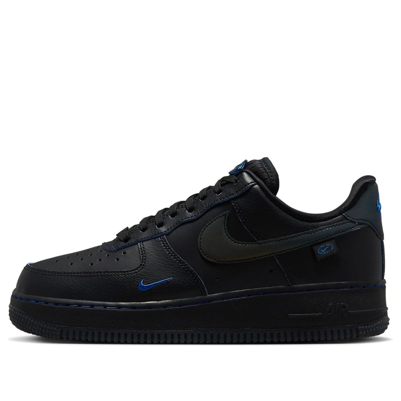 (WMNS) Nike Air Force 1 Low '07 LX 'Worldwide Pack - Black Game Royal'  FB1840-001