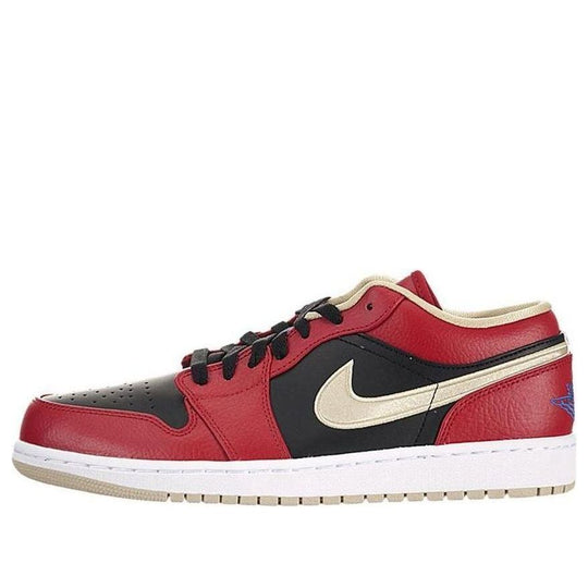 Air Jordan 1 Retro Low 'Gym Red Gold' 553558-613 - KICKS CREW