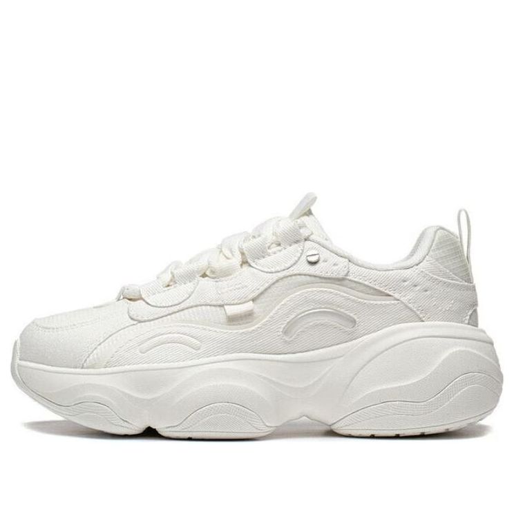 (WMNS) Li-Ning Mia Retro Dad Shoes 'White' AGCT126-1 - KICKS CREW