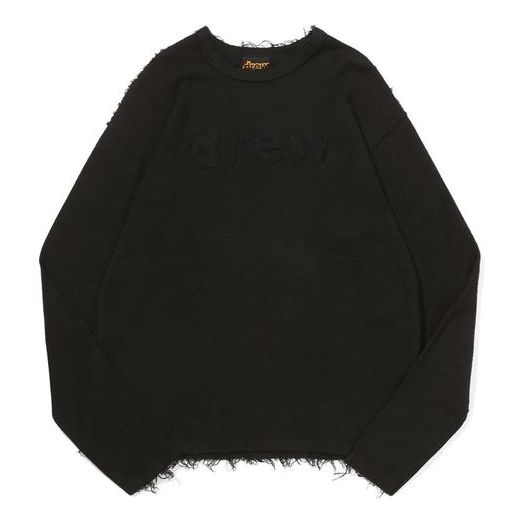 Drew House Reverse Terry Secret Long sleeve T-shirt 'Black' DR-FW21-062