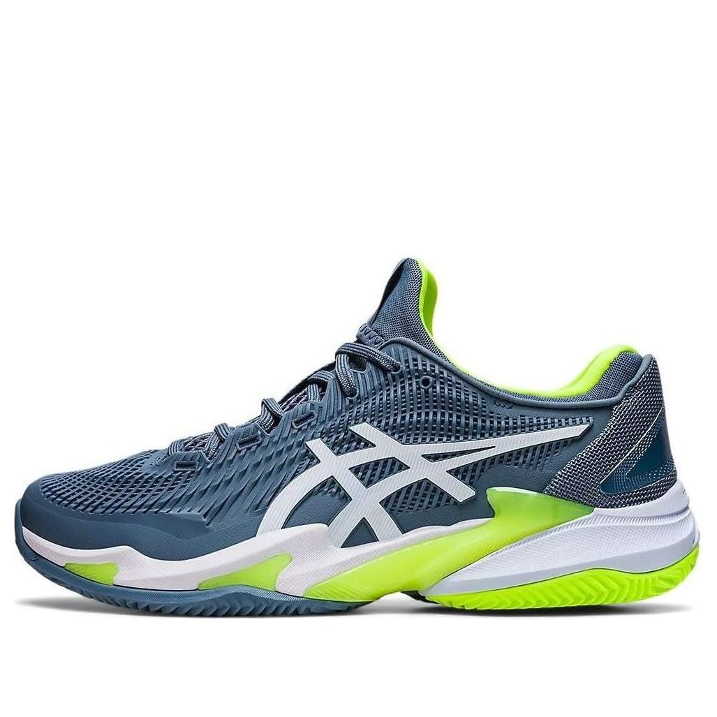 Asics Court FF 3 Clay 'Steel Blue Lime' 1041A371-400 - KICKS CREW