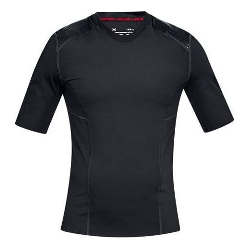 Under Armour Perpetual Superbase 1/2 Sleeve T-shirt 'Black' 1320980-00 ...