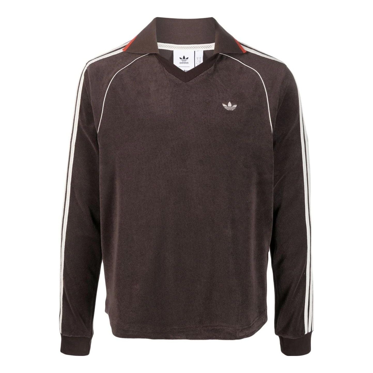 adidas originals x Wales Bonner Long Sleeve Towel Shirt 'Brown