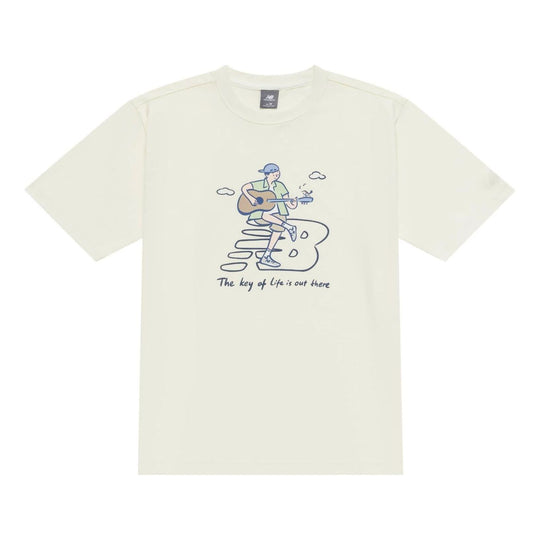 New Balance x PK Guitar Graphic T-Shirt 'Ivory' NEE26021-IV - KICKS CREW