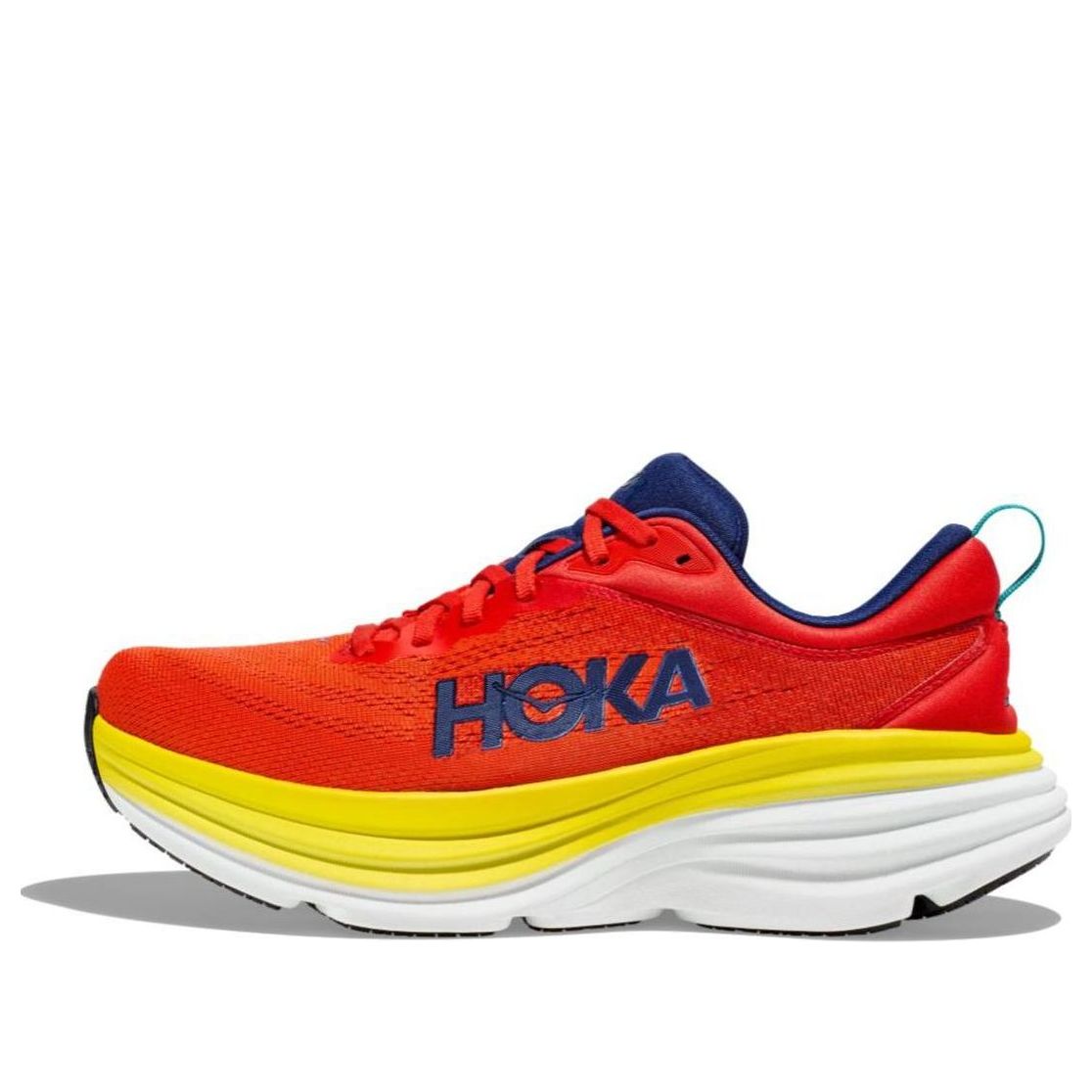 Hoka One One Bondi 8 'Red Alert Flame' 1123202-RAFL - KICKS CREW