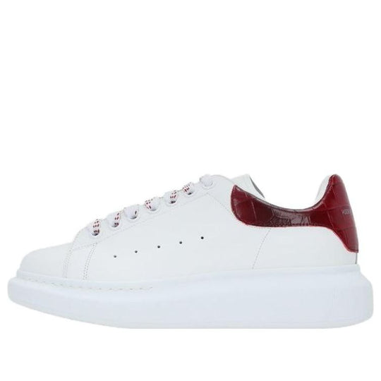 Alexander mcqueen store trainers burgundy