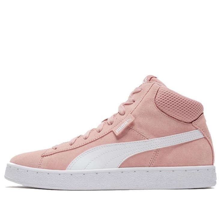 PUMA Suede Classic Neutral High Top Skateboard Shoes 'Pink White' 3591 ...